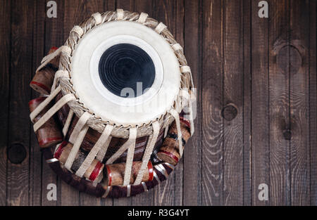 Tabla Trommel klassische indische Musikinstrument hautnah Stockfoto