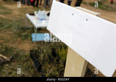 Leere Poster im Feld zu füllen Stockfoto