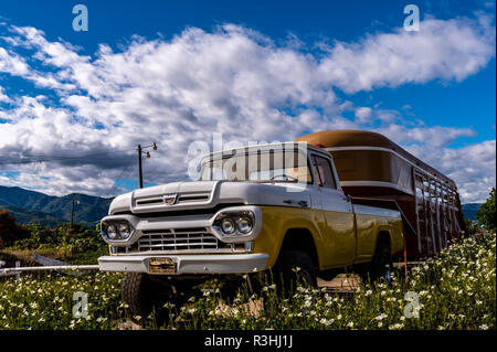 Classic Ford F250 in Guatemala Stockfoto