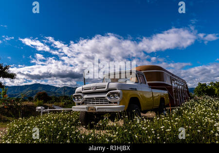 Classic Ford F250 in Guatemala Stockfoto