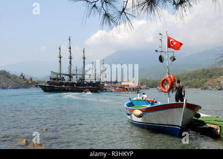 Pirate's Cove in Phaselis Stockfoto