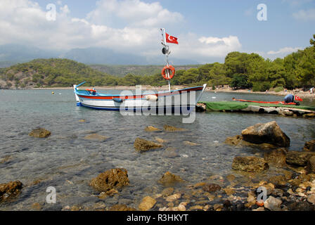 Pirate's Cove in Phaselis Stockfoto