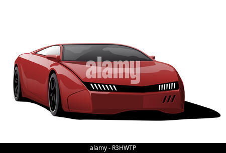 Rennen endgültig - Rot - leer Stockfoto