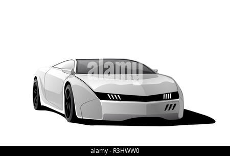 Rennen endgültig - Weiß - leer Stockfoto