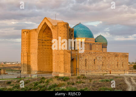 Khodja Ahmed Yasawi Mausoleum, Turkistan, Region Süd, Kasachstan Stockfoto