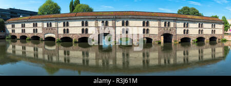 Watergate Barrage Vauban, Straßburg, Elsaß, Bas-Rhin, Frankreich Stockfoto