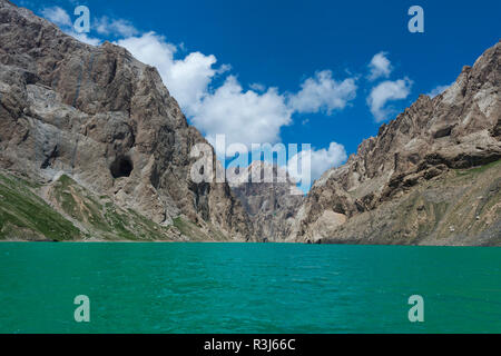 Höhe köl-suu See, See, Tal, Kurumduk Naryn Provinz, Kirgisistan Stockfoto