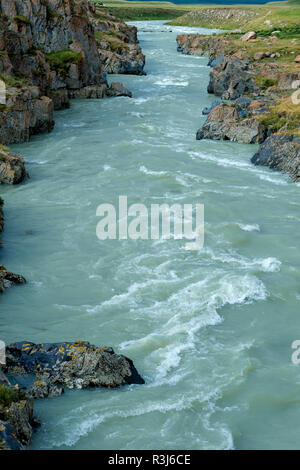 Naryn Fluss Naryn Schlucht, der naryn Region, Kirgisistan Stockfoto