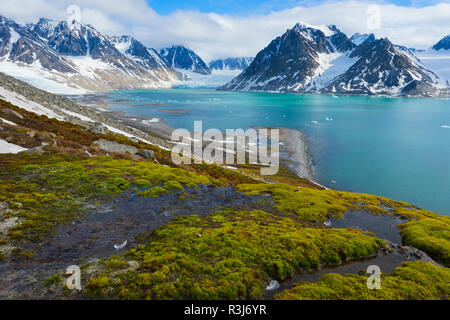 Magdalena Fjord, Spitsberg Insel, Svalbard, Norwegen Stockfoto