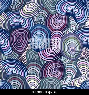 Bunte Muster mit abstrakten Wellen. Kann für Desktop Wallpaper oder Poster verwendet werden, für die Pattern füllt, Oberflächenstrukturen, Webseite Hintergründe, Textil Eine Stock Vektor