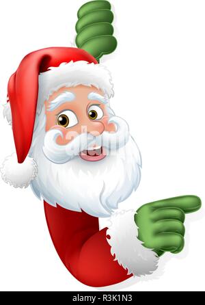 Santa Claus Weihnachten Cartoon Charakter Stock Vektor