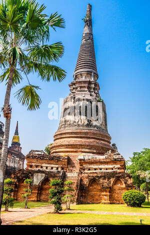 Wat Yai chaimongkol Tempel in Ayutthaya, Thailand Stockfoto