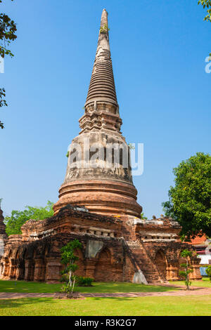 Wat Yai chaimongkol Tempel in Ayutthaya, Thailand Stockfoto