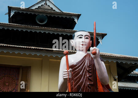 Bangladesch, Chittagong, Maheshkhali Insel (aka Mahesh Khali) Buddhistische Tempel. Stockfoto