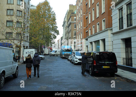 Arlington Street London Blick nach Norden Stockfoto