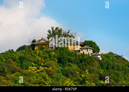 Guangjiao Tempel in Langshan Berg, Nantong, Jiangsu Province, China Stockfoto