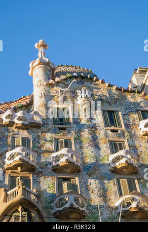 Casa Batllo in Barcelona Stockfoto