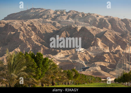 Emirate, Al Ain. Jabel Hafeet, Al Ain's Mountain, 1240 Meter hoch Stockfoto