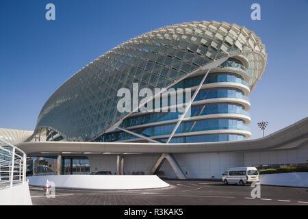 Vae, Abu Dhabi. Yas Island, Viceroy Hotel Stockfoto