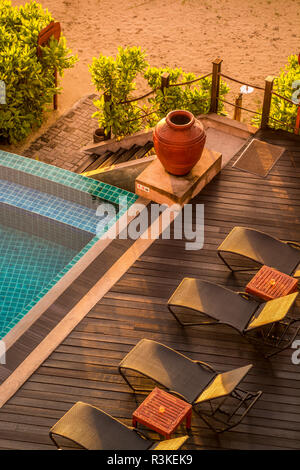 Hilton DoubleTree Resort und Spa, Mahe, Republik der Seychellen, Indischer Ozean. Stockfoto