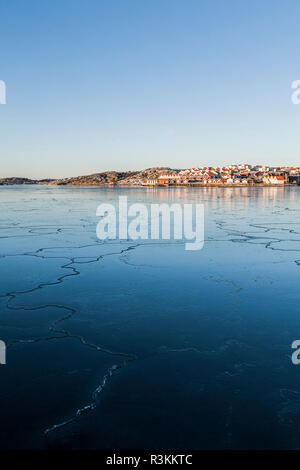 Winter in Skarhamn und Umgebung, Schweden 2016 Stockfoto