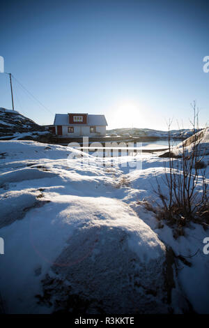 Winter in Skarhamn und Umgebung, Schweden 2016 Stockfoto