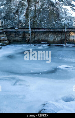 Winter in Skarhamn und Umgebung, Schweden 2016 Stockfoto