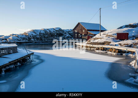 Winter in Skarhamn und Umgebung, Schweden 2016 Stockfoto