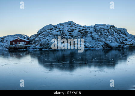 Winter in Skarhamn und Umgebung, Schweden 2016 Stockfoto