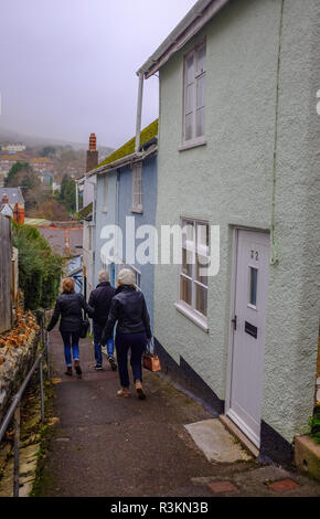 Berühmte Sherborne Lane zurückgeht bis 774 AD in Lyme Regis West Dorset UK Stockfoto