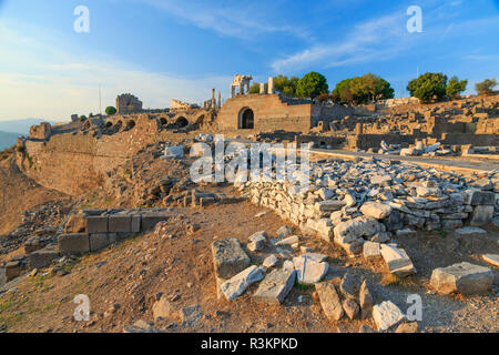 Die Türkei, in der Provinz Izmir, Bergama, Pergamon. Alte kulturelle Zentrum. Stockfoto