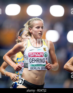 Berlin, Deutschland. 08 Aug, 2018. Anna Gehring, Deutschland, Aktion. Women's Final 10000 m, auf 08.08.2018 Europäische Leichtathletik WM in Berlin 2018/Deutschland vom 06.08. - 12.08.2018. | Verwendung der weltweiten Kredit: dpa/Alamy leben Nachrichten Stockfoto