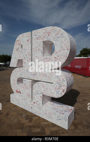 Abu Dhabi, VAE. 24. November 2018. 24/11/2018 Abu Dhabi, VAE Sport Formel 1 Grand Prix von Abu Dhabi 2018 Im Pic: Atmosphäre: LaPresse/Alamy leben Nachrichten Stockfoto