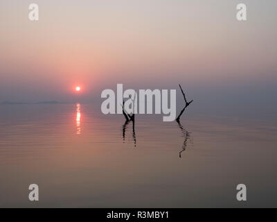 Afrika, Simbabwe, Matusadona National Park. Reflexionen über den Lake Kariba. Kredit als: Bill Young/Jaynes Galerie/DanitaDelimont.com Stockfoto