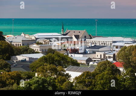 Neuseeland, Südinsel, Otago, Oamaru, erhöhten Blick auf die Stadt Stockfoto