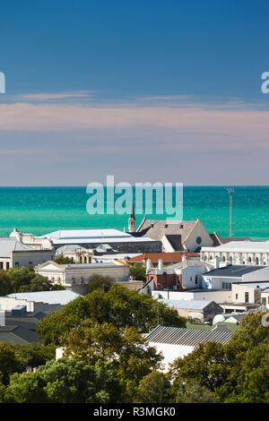 Neuseeland, Südinsel, Otago, Oamaru, erhöhten Blick auf die Stadt Stockfoto