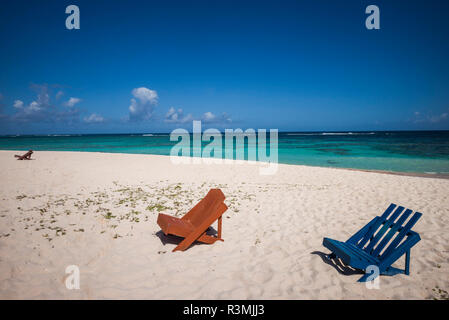 Britische Jungferninseln, Anegada. Flash von Schönheit Strand Stockfoto