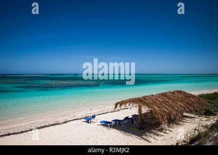 Britische Jungferninseln, Anegada. Knochen Bucht Strand Stockfoto