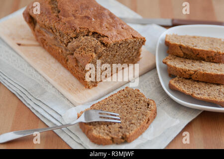 Vollkornbrot Biskuitteig Stockfoto