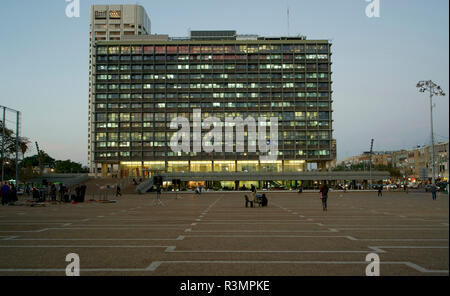 Israel, Tel Aviv, Gemeinde mit Rubin Square Stockfoto