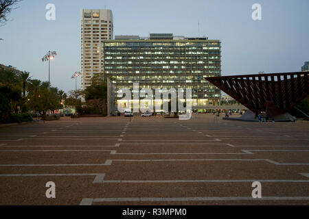 Israel, Tel Aviv, Gemeinde mit Rubin Square Stockfoto