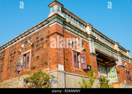 Historische Häuser in Kinmen Shuitou Siedlung, Jinchen Stadt, Taiwan Stockfoto