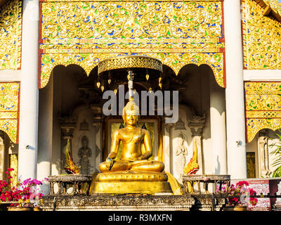 Thailand, Chiang Mai, Wat Prasingh ist am meisten besuchten Ort in Chiang Mai Stockfoto