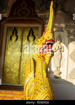 Thailand, Chiang Mai, Wat Prasingh ist am meisten besuchten Ort in Chiang Mai Stockfoto