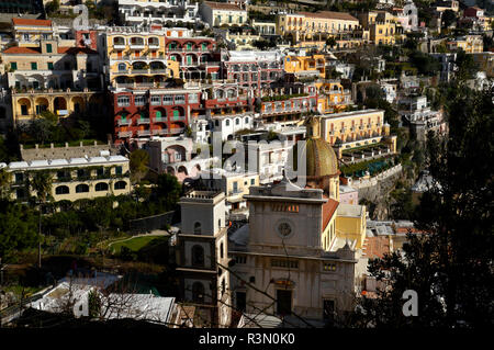 Reisen an die Küste von Amalfi, Positano Stockfoto