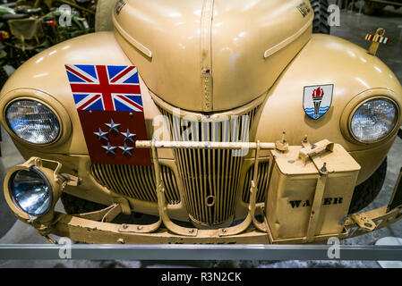 Kanada, Ontario, Ottawa, Canadian War Museum, WW2-Ära, Ford Personal Auto durch kanadische Feldmarschall verwendet, Sir Harold Alexander Stockfoto