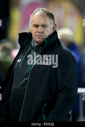 Die Newcastle Falcons Direktor von Rugby Dean Richards während der gallagher Premiership Gleichen bei Kingston Park, Newcastle. PRESS ASSOCIATION Foto. Bild Datum: Freitag, 23. November 2018. Siehe PA Geschichte RUGBYU Newcastle. Foto: Richard Verkäufer/PA-Kabel. Einschränkungen: Nur für den redaktionellen Gebrauch bestimmt. Keine kommerzielle Nutzung. Stockfoto