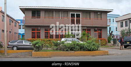 Roadtown, British Virgin Island, Tortola, Kirche der Inseln, Karibik Stockfoto