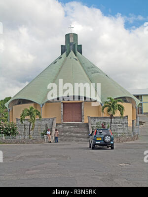 Dominica, Windward Island, Karibik, Westindien, Roseau Kirche Stockfoto