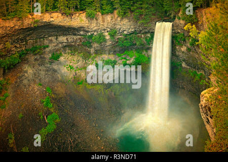 Kanada, British Columbia. Brandywine Falls Landschaft. Stockfoto